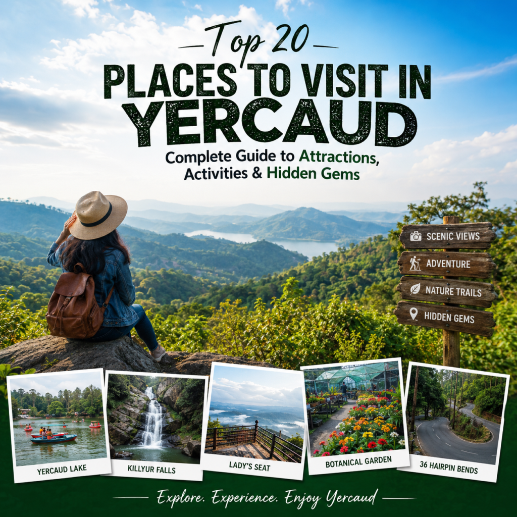Top 20 Places to Visit in Yercaud