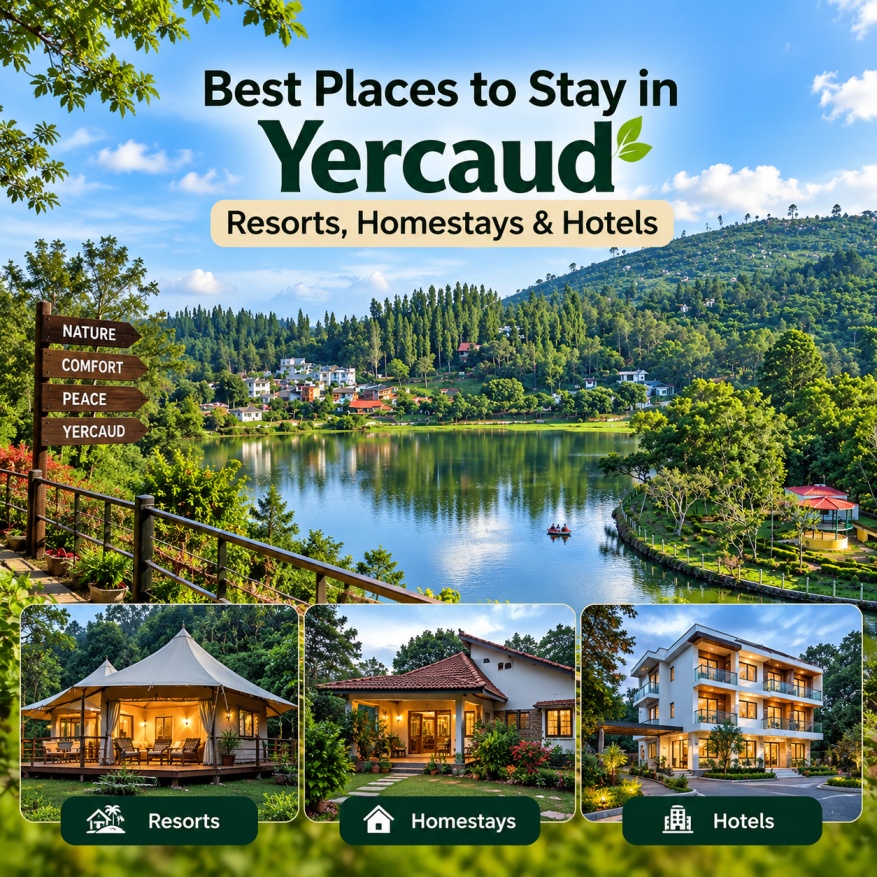 best places to stay in Yercaud