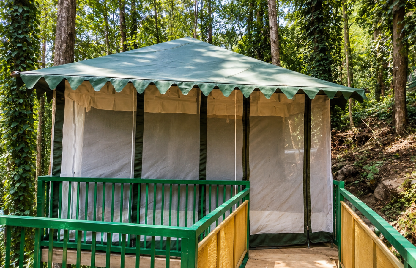 swiss tent